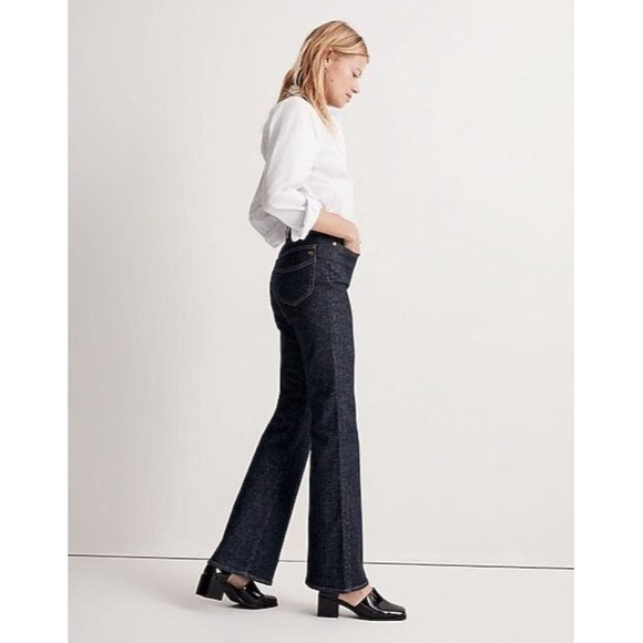 MADEWELL jeans the perfect vintage flare wrenford wash dark blue high rise 28 - Picture 2 of 11